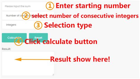 consecutive integers calculator|Consecutive Integers Calculator Based On A Given Product.
